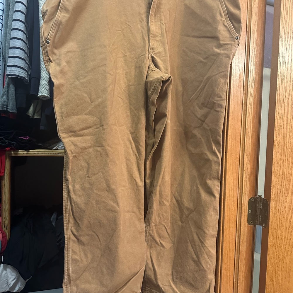 Duluth Trading Co Brown Chinos Lightweight Relaxed Fit